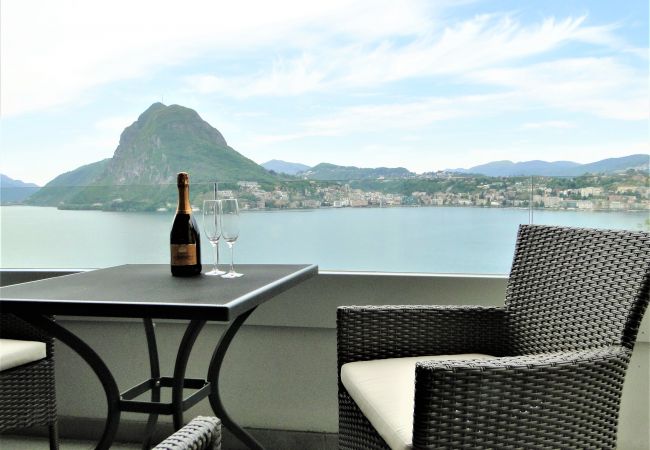 Ferienwohnung in Lugano - Breathtaking View for a Romantic Stay