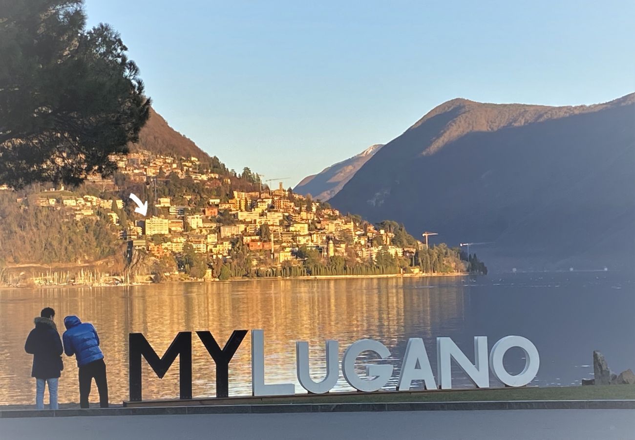 Ferienwohnung in Lugano - Lugano with Panorama from Castagnola Condo