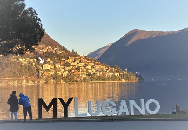 Ferienwohnung in Lugano - Lugano at your feet from Castagnola Condo Ferienwohnung in Lugano - Lugano at your feet from Castagnola Condo