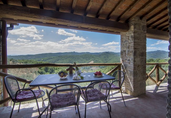 Ferienwohnung in Bucine - Typical, Charming with Chianti View at Marioli