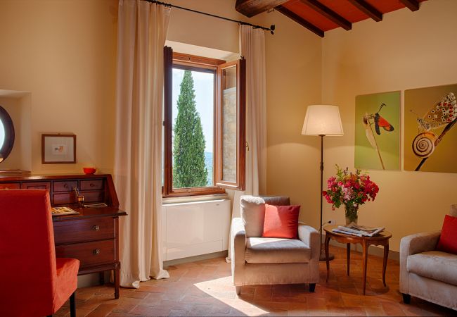 Ferienwohnung in Panzano - Luxury Chianti in La Farfalla in Panzano Chianti