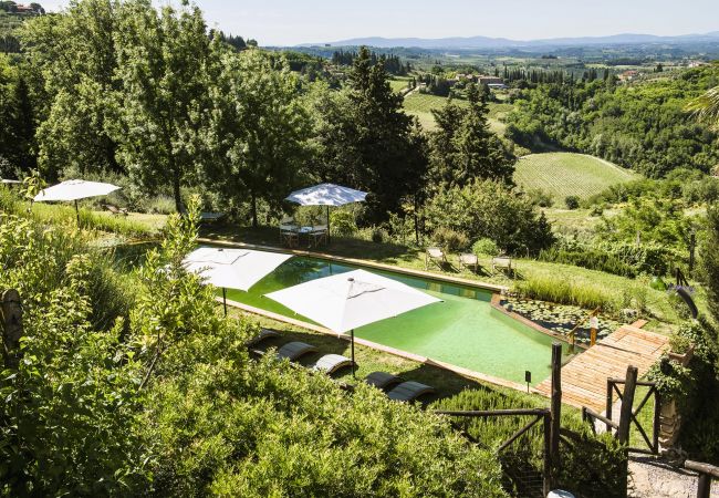 Ferienwohnung in Certaldo - Luxury, Sustainability and Eco Pool in Frangi Apt.