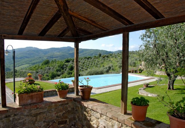 Appartement à Bucine - Romantic with Chianti Panorama at Marioli