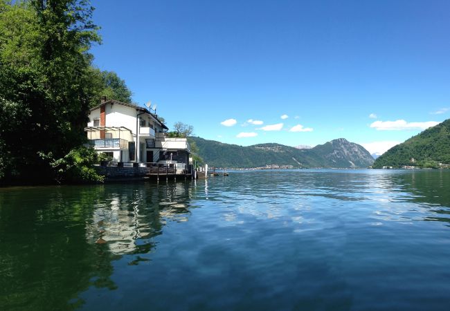 Chalet à Riva San Vitale - Direct on Lugano Lake: Take a Swim from your Villa Chalet à Riva San Vitale - Direct on Lugano Lake: Take a Swim from your Villa