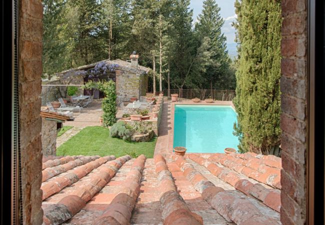 Villa a Castellina in Chianti - Villa in Castellina w. Pool, Garden & Winery