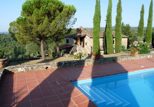 Villa in Civitella in Val di Chiana - Tuscany Villa with Breathtaking View at Dotholiday