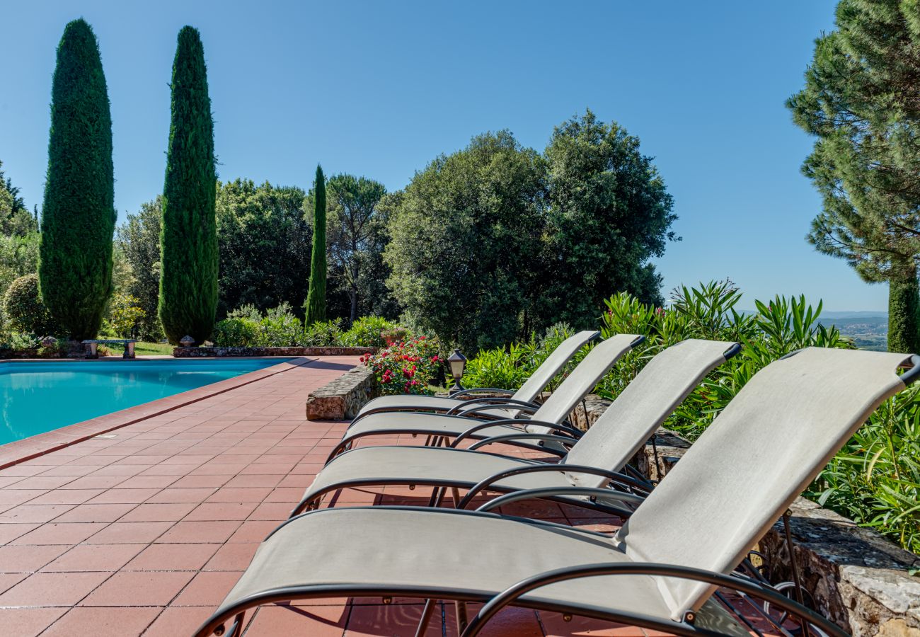 Villa in Civitella in Val di Chiana - Tuscany Villa with Breathtaking View at Dotholiday
