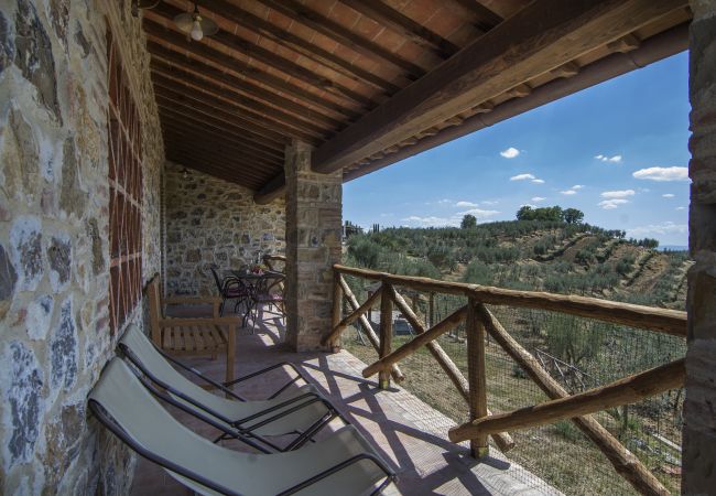 Appartement in Bucine - Typical, Charming with Chianti View at Marioli