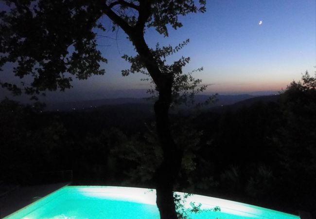 Villa in Civitella in Val di Chiana - Villa Tuscany with Flair, Luxury & Panorama