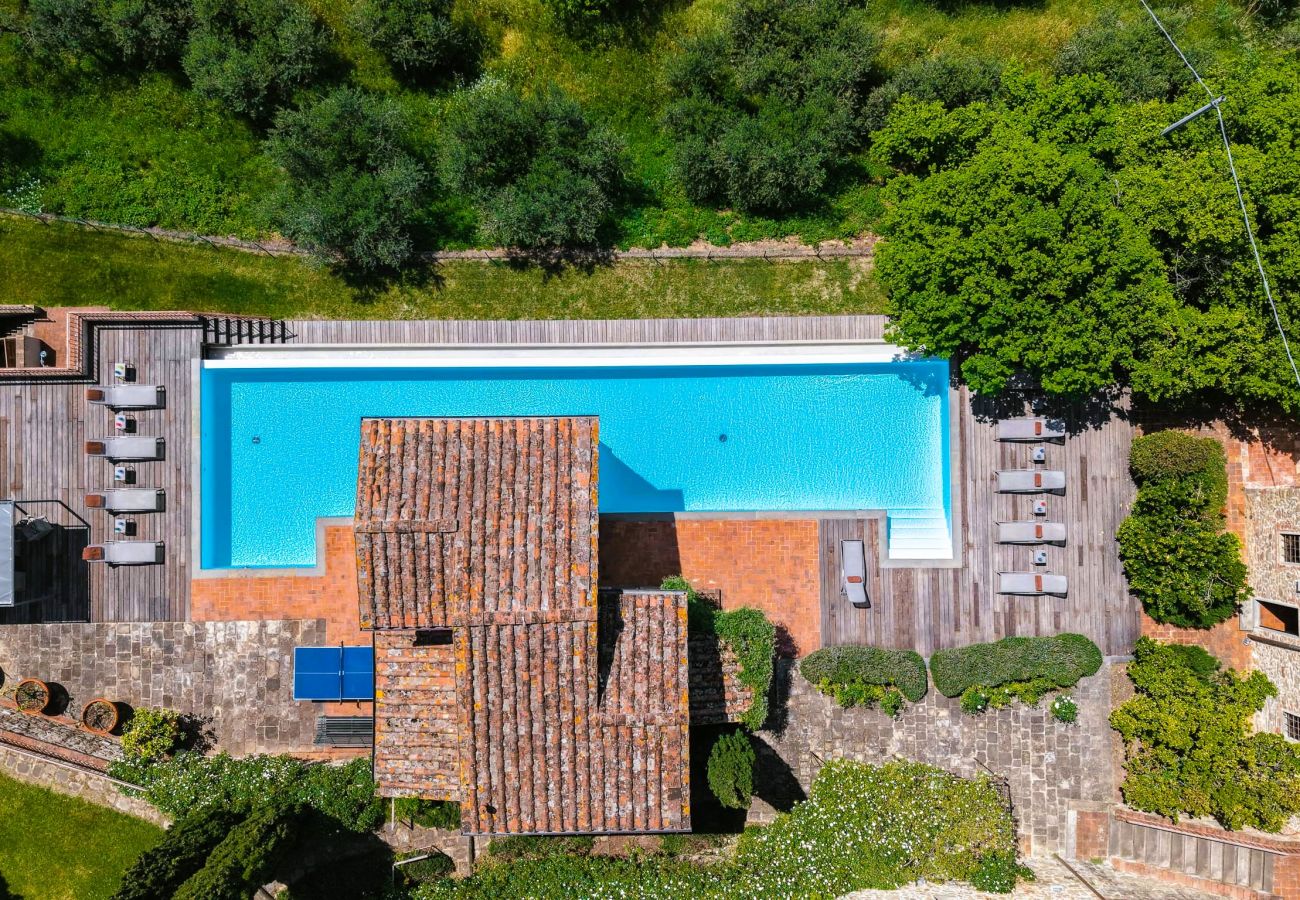 Villa in Larciano - Villa del Borgo, Exclusive Pool & View