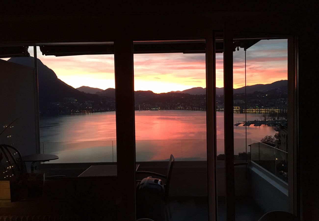 Apartment in Lugano - Breathtaking View for a Romantic Stay