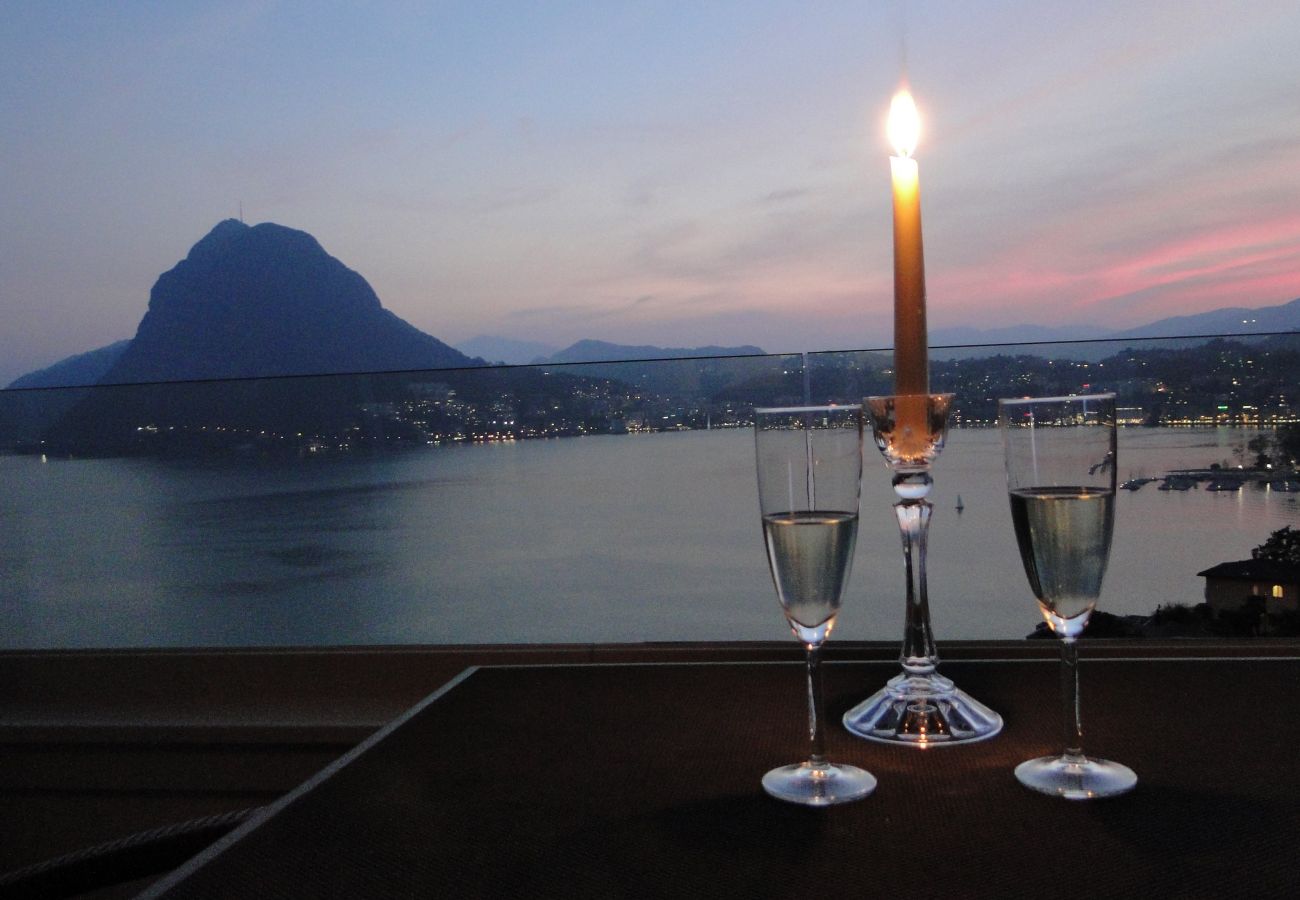 Apartment in Lugano - Breathtaking View for a Romantic Stay