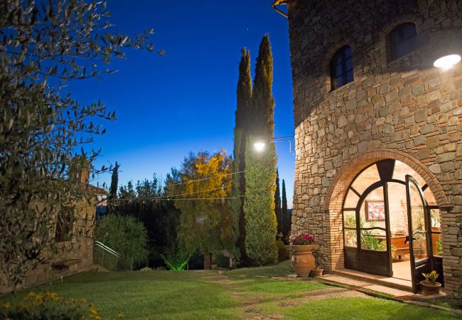 Apartment in Cinigiano - Typical Stone House looking Banfi Wineries
