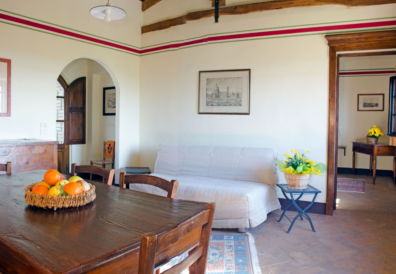 Apartment in Cinigiano - Typical Stone House looking Banfi Wineries