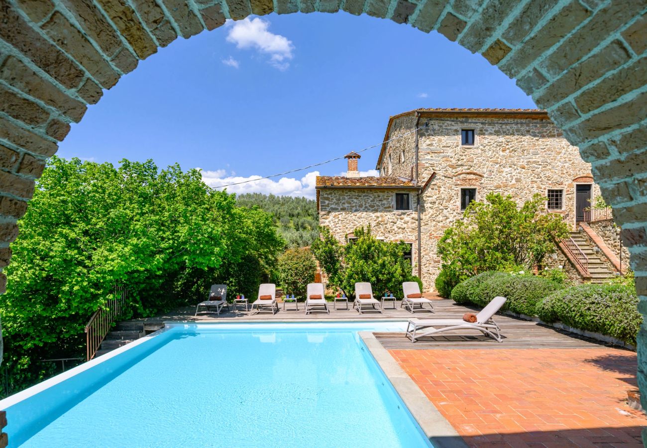 Villa in Larciano - Villa del Borgo, Exclusive Pool & View